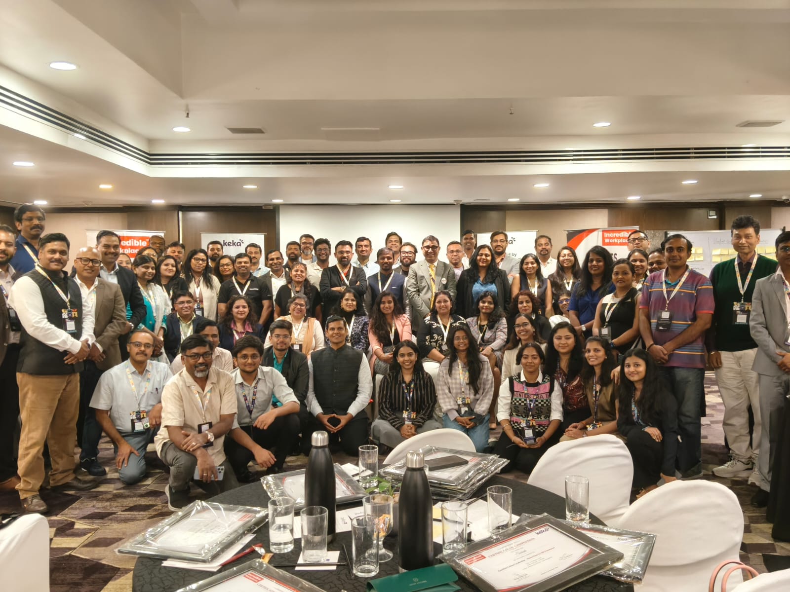 Rahul Chatterjee with the Incredible Workplaces community of HR leaders