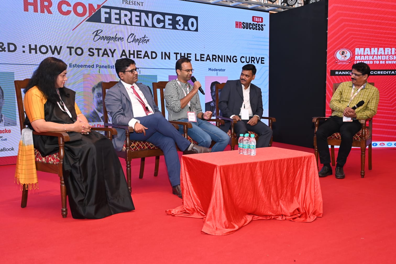 Rahul Chatterjee on the panel at HR Conference 3.0, Bangalore chapter